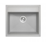 Aqu Concrete Grey Single Bowl Granite Stone Sink Aqu Concrete Grey Single Bowl Granite Stone Sink